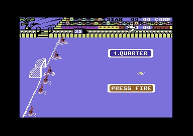 Water Polo screenshot 4 for Commodore 64